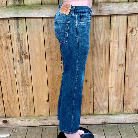 Levis 514 Slim Straight Med Wash Distressed Jean - Picture 6 of 16